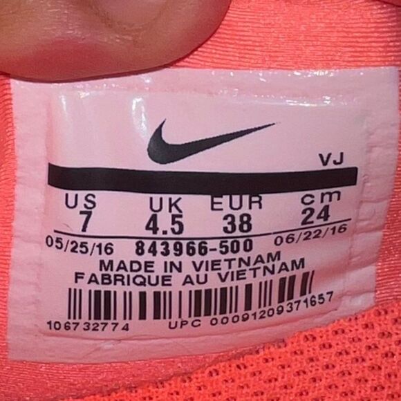 Nike Free Connect Slip-on Purple / Peach / Silver 843966-500 Women's 7 - Picture 10 of 11